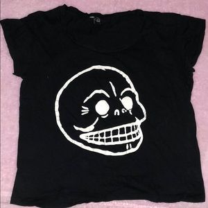 Cheap Monday crop top 💀